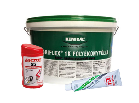 Folyékony fólia, paszta, tömítőanyag
